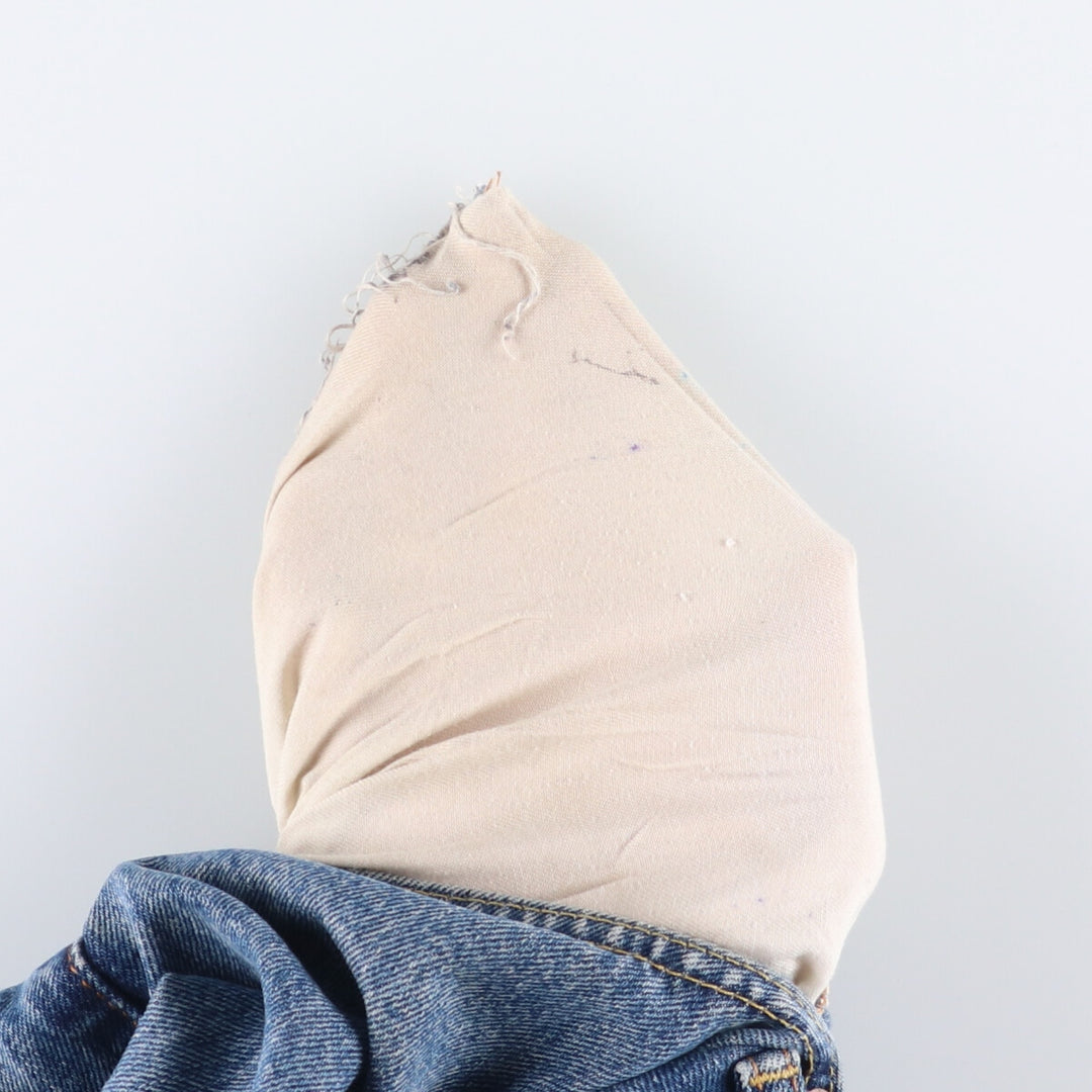 Levi's 505 tapered denim pants for men, size w38 cotton Blue type light blue Vintage Second Hand