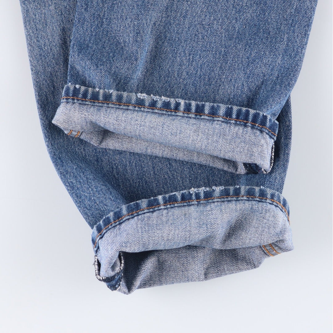 Levi's 505 tapered denim pants for men, size w38 cotton Blue type light blue Vintage Second Hand