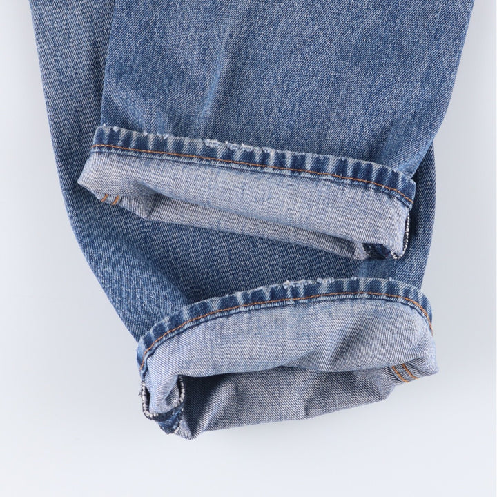 Levi's 505 tapered denim pants for men, size w38 cotton Blue type light blue Vintage Second Hand