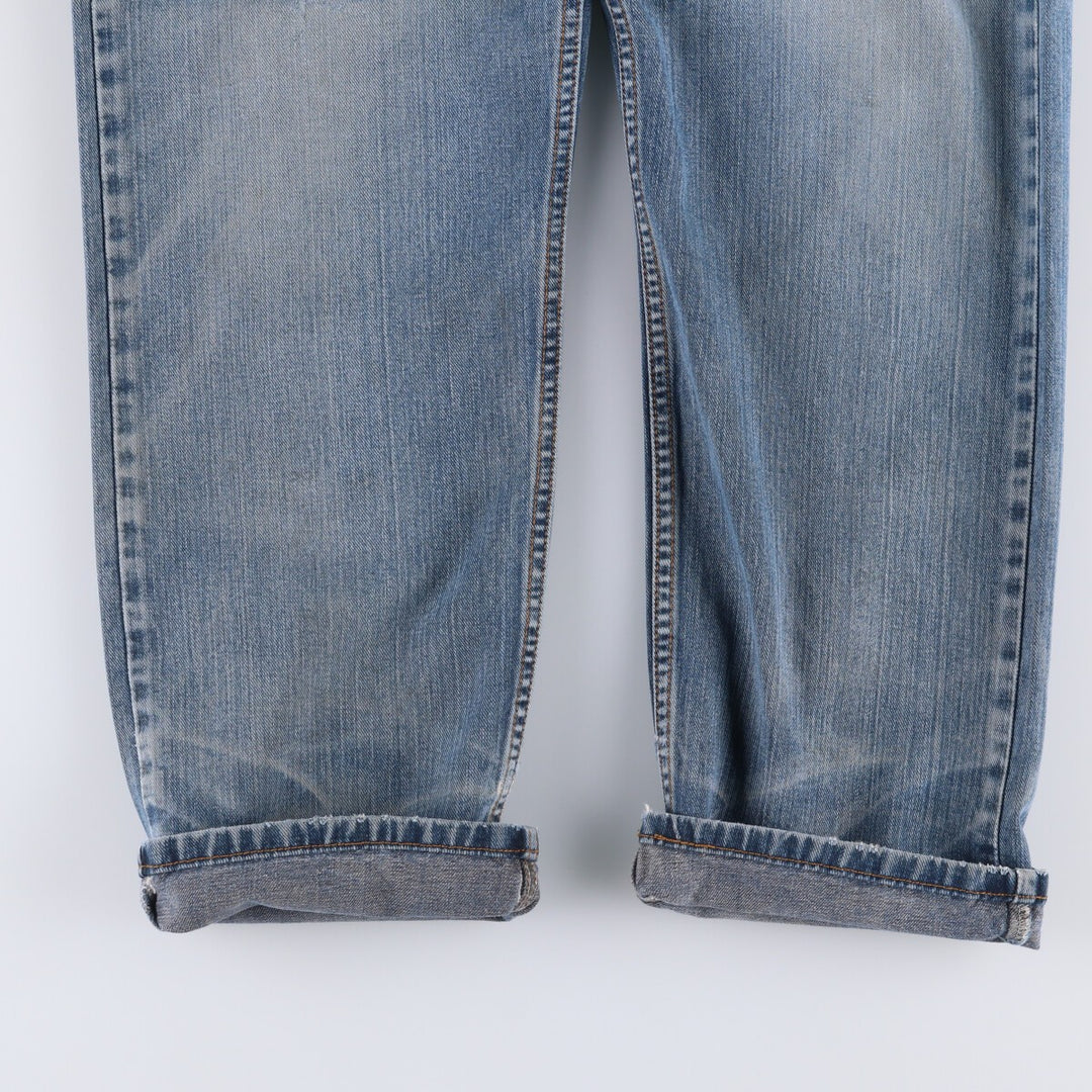 Levi's 505 REGULAR FIT tapered denim pants for men, size w37 cotton Blue type light blue Vintage Second Hand