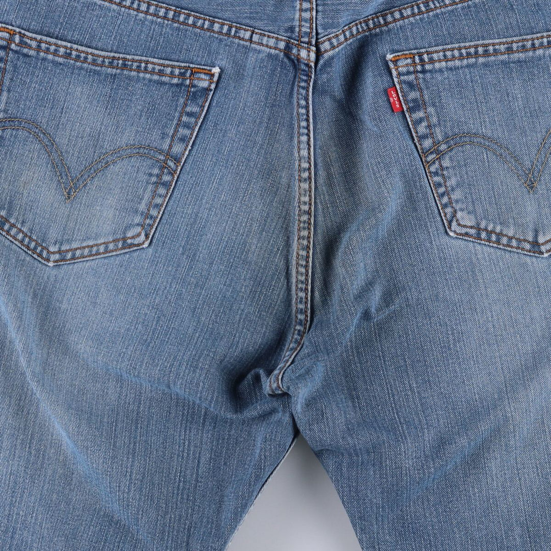 Levi's 505 REGULAR FIT tapered denim pants for men, size w37 cotton Blue type light blue Vintage Second Hand