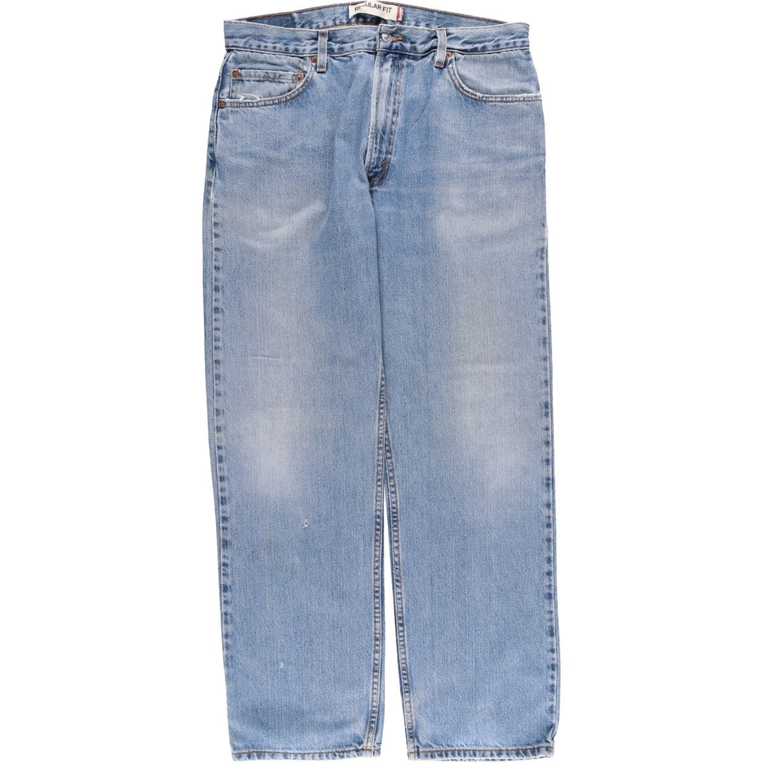Levi's 505 REGULAR FIT tapered denim pants for men, size w37 cotton Blue type light blue Vintage Second Hand