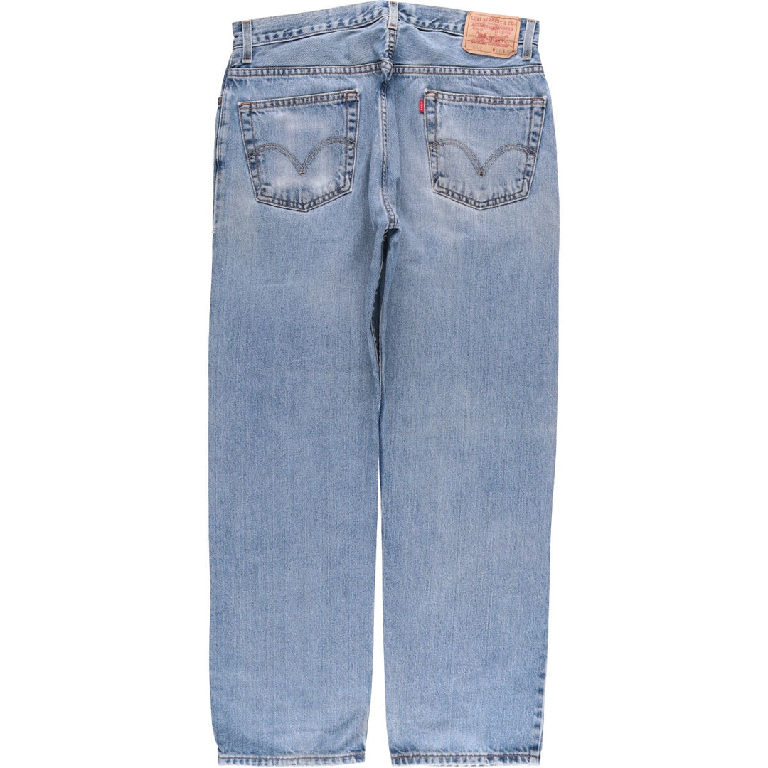 Levi's 505 REGULAR FIT tapered denim pants for men, size w37 cotton Blue type light blue Vintage Second Hand