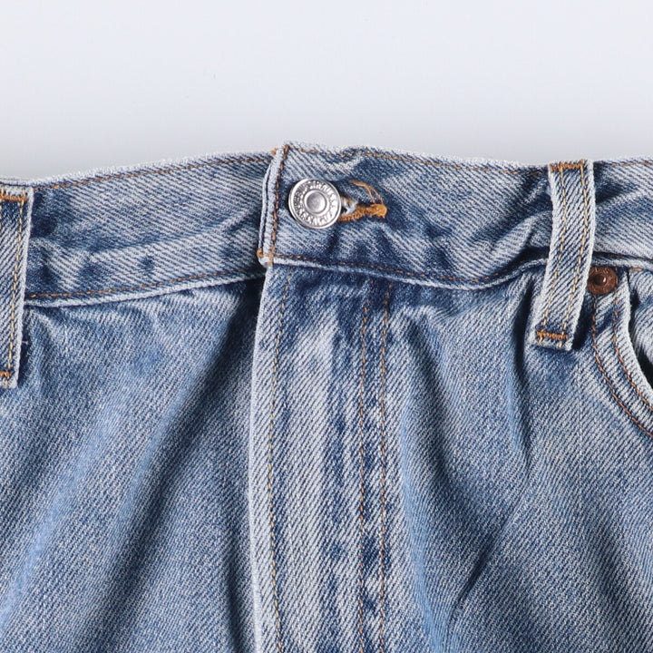 Levi's 505 REGULAR FIT tapered denim pants for men, size w37 cotton Blue type light blue Vintage Second Hand