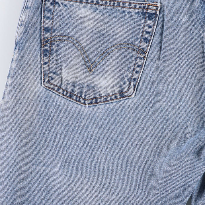 Levi's 505 REGULAR FIT tapered denim pants for men, size w37 cotton Blue type light blue Vintage Second Hand