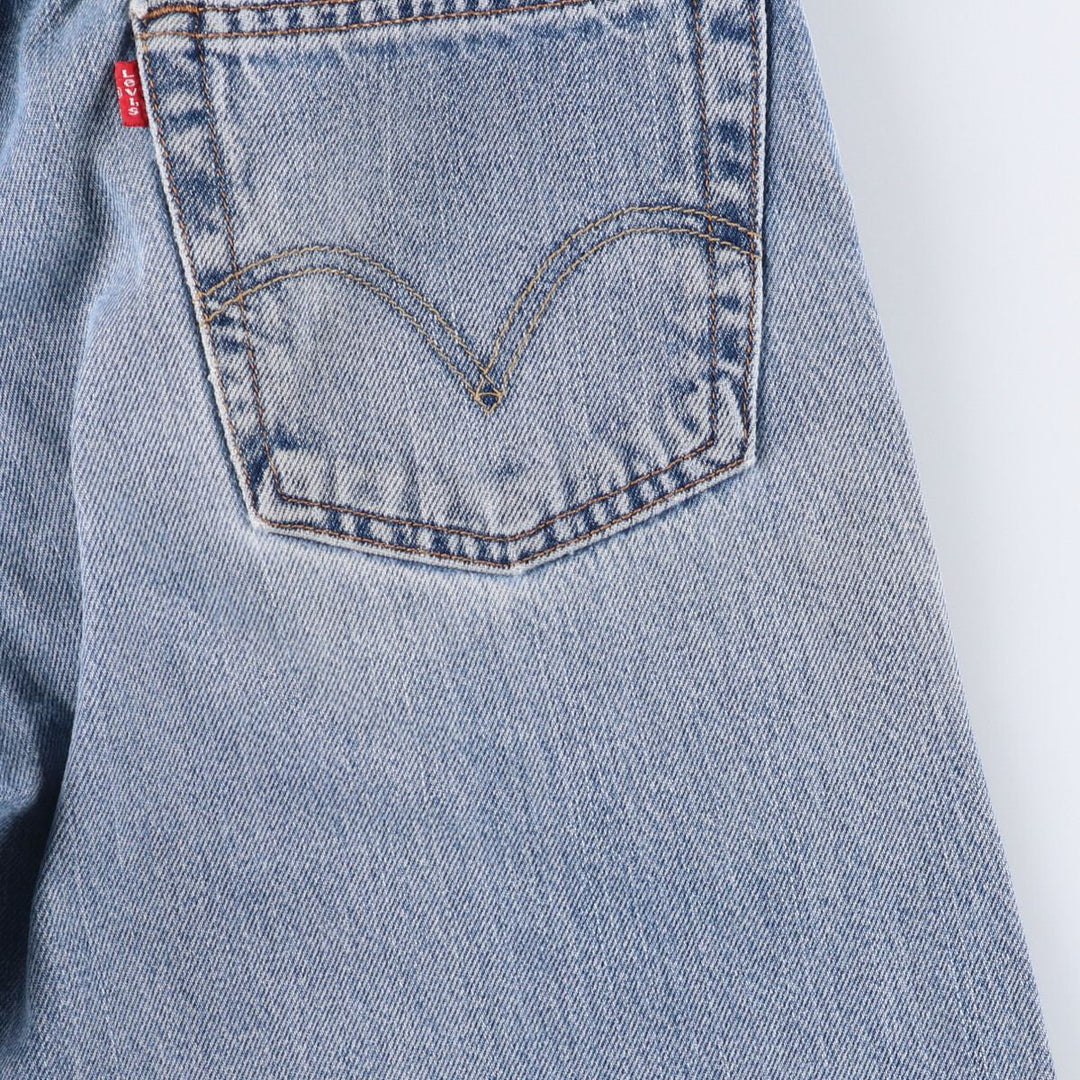 Levi's 505 REGULAR FIT tapered denim pants for men, size w37 cotton Blue type light blue Vintage Second Hand