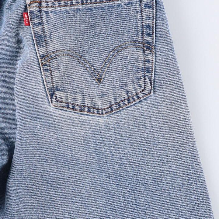 Levi's 505 REGULAR FIT tapered denim pants for men, size w37 cotton Blue type light blue Vintage Second Hand