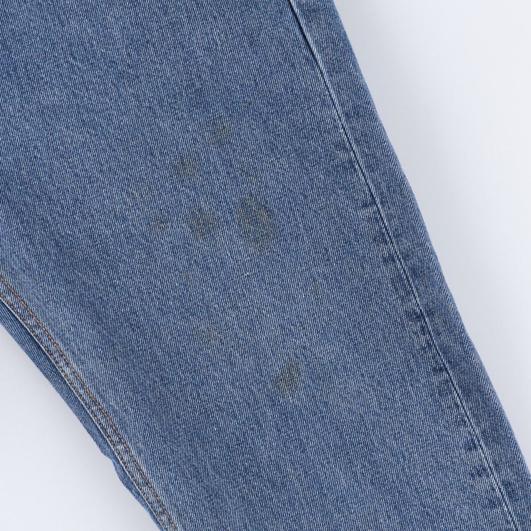 Levi's 505 tapered denim pants for men, size w37 cotton blue type Vintage Second Hand