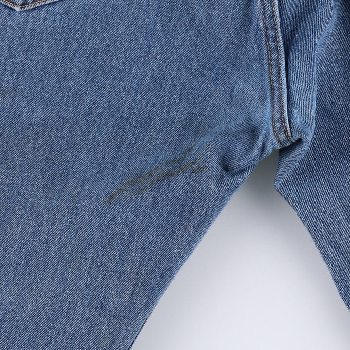 Levi's 505 tapered denim pants for men, size w37 cotton blue type Vintage Second Hand