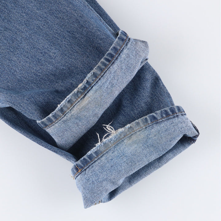 Levi's 505 tapered denim pants for men, size w37 cotton blue type Vintage Second Hand