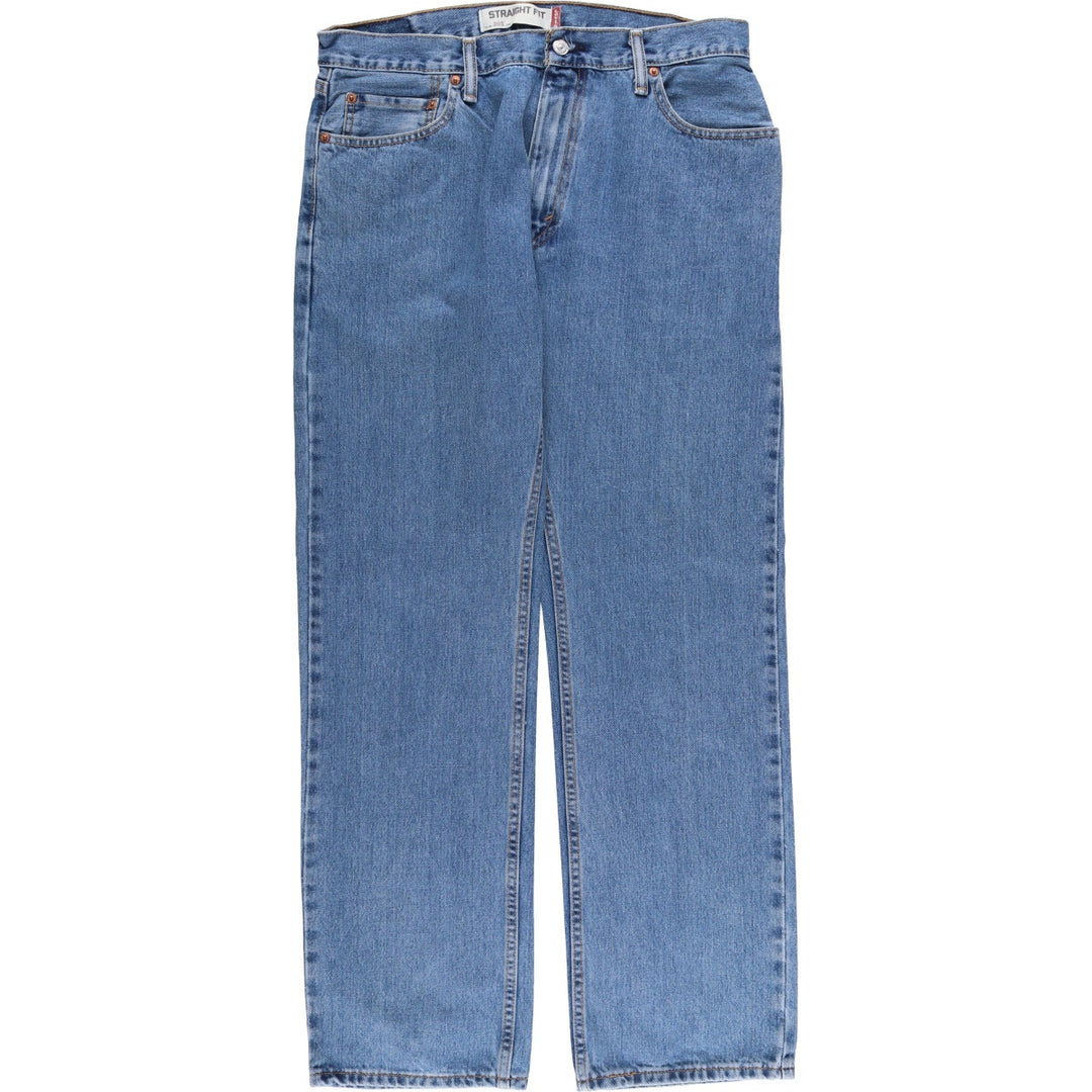 Levi's 505 REGULAR FIT tapered denim pants for men, size w36 cotton blue type Vintage Second Hand
