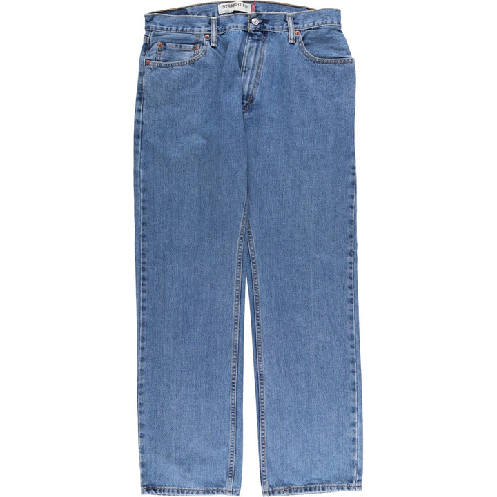 Levi's 505 REGULAR FIT tapered denim pants for men, size w36 cotton blue type Vintage Second Hand