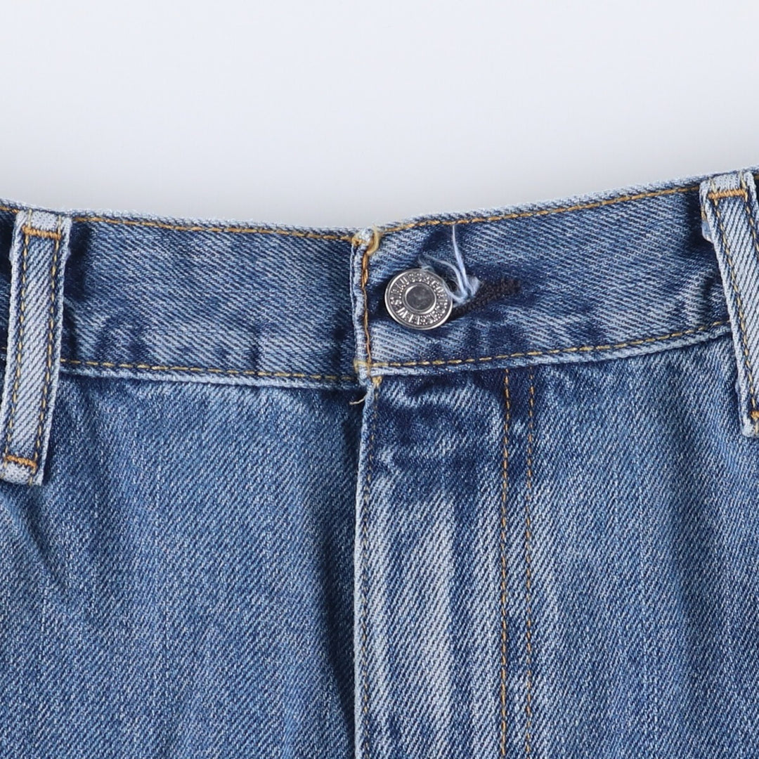 Levi's 505 REGULAR FIT tapered denim pants for men, size w36 cotton blue type Vintage Second Hand