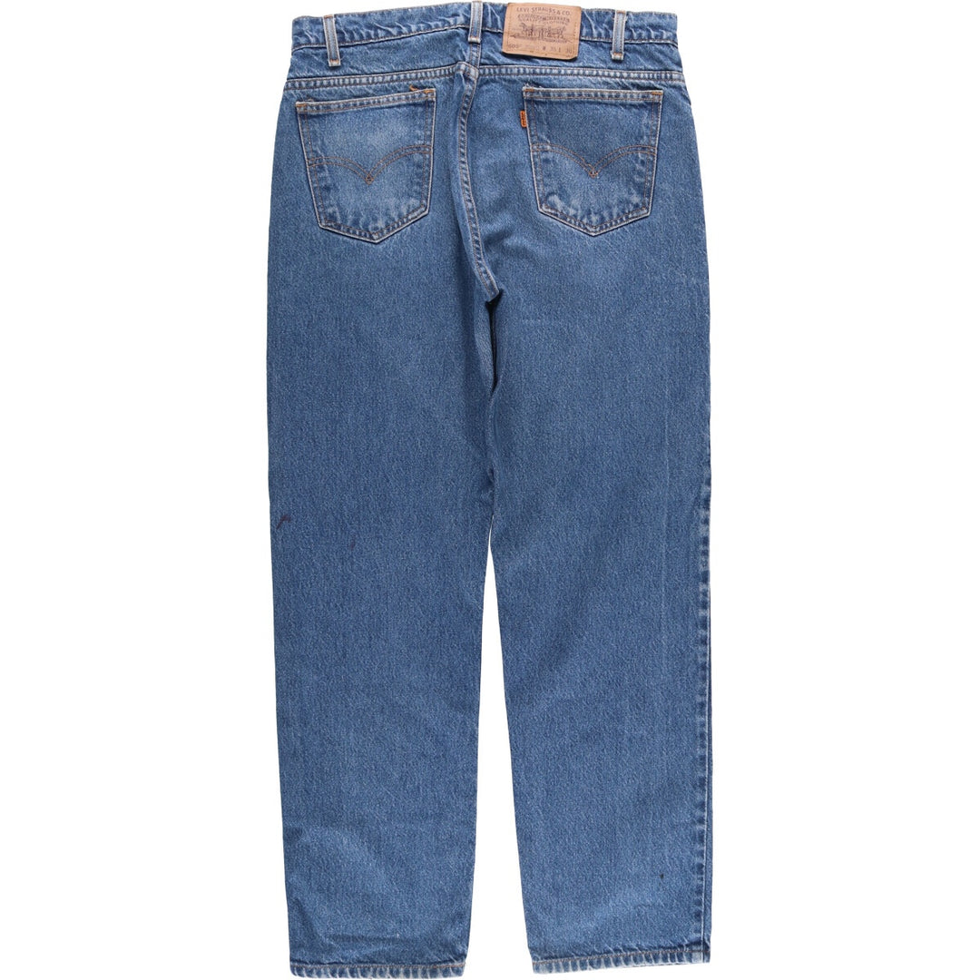 Levi's 505 tapered denim pants for men, size W34 unclear blue type Vintage Second Hand