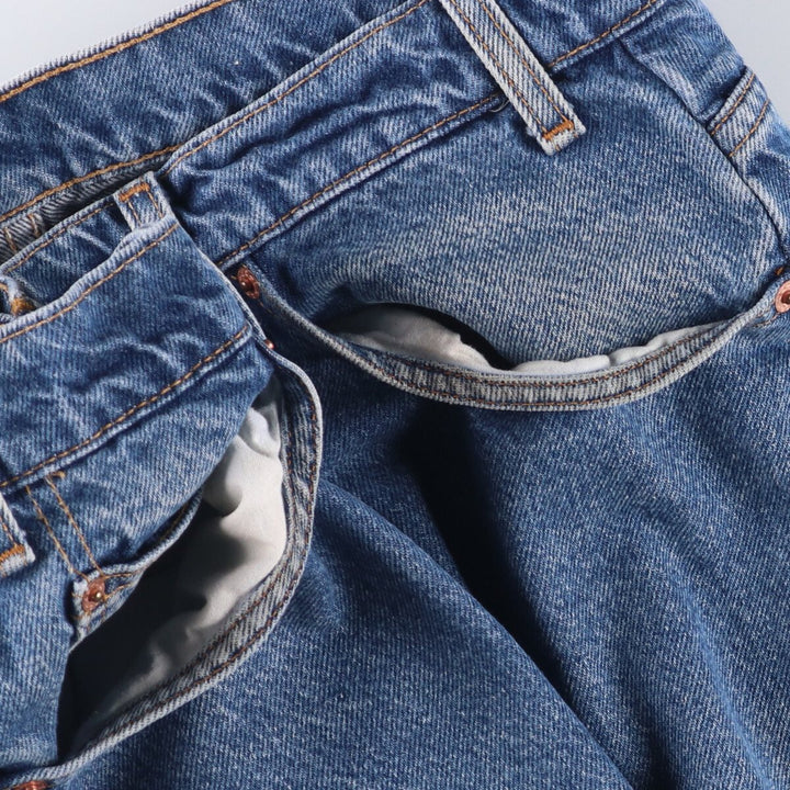 Levi's 505 tapered denim pants for men, size W34 unclear blue type Vintage Second Hand