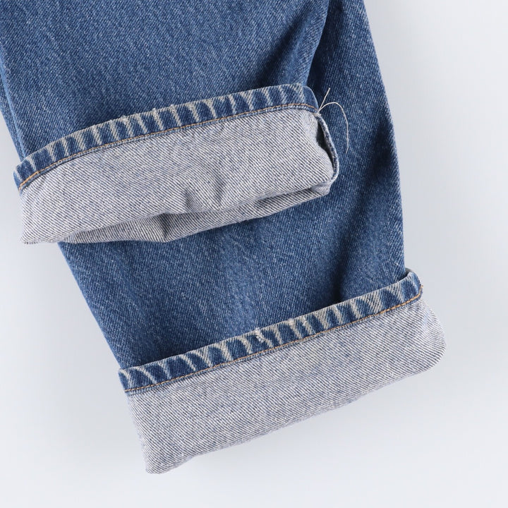 Levi's 505 tapered denim pants for men, size W34 unclear blue type Vintage Second Hand