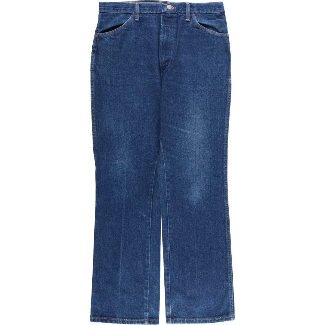 Vintage 80s-90'S Rustler Straight Denim Pants, Made in USA, Men's, Size W33 unclear navy blue type Vintage Second Hand