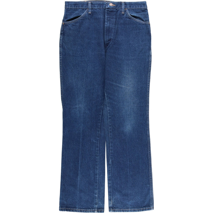 Vintage 80s-90'S Rustler Straight Denim Pants, Made in USA, Men's, Size W33 unclear navy blue type Vintage Second Hand