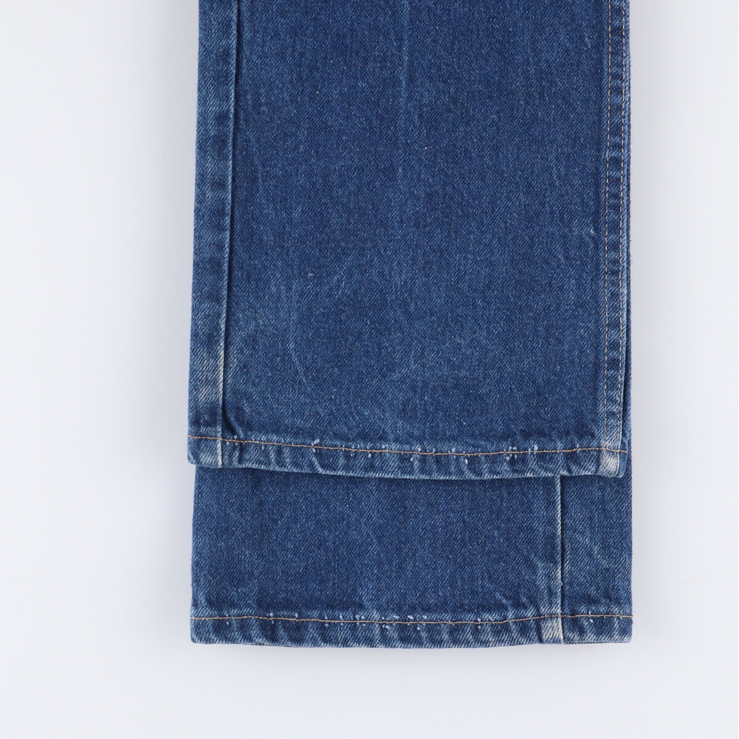 Vintage 80s-90'S Rustler Straight Denim Pants, Made in USA, Men's, Size W33 unclear navy blue type Vintage Second Hand