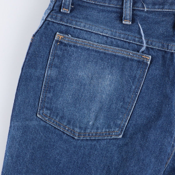 Vintage 80s-90'S Rustler Straight Denim Pants, Made in USA, Men's, Size W33 unclear navy blue type Vintage Second Hand