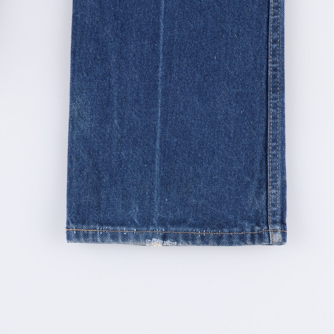 Vintage 80s-90'S Rustler Straight Denim Pants, Made in USA, Men's, Size W33 unclear navy blue type Vintage Second Hand