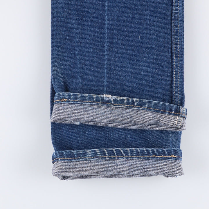 Vintage 80s-90'S Rustler Straight Denim Pants, Made in USA, Men's, Size W33 unclear navy blue type Vintage Second Hand