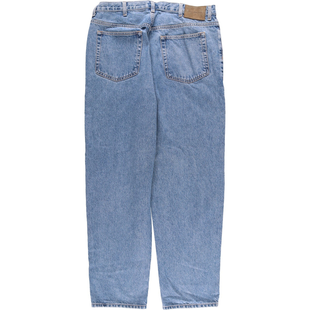 90'S Calvin Klein Jeans Easy Fit Tapered Denim Pants Men's Size W37 Vintage cotton blue type Vintage Second Hand