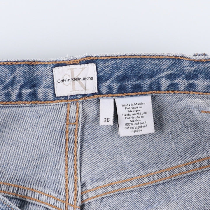 90'S Calvin Klein Jeans Easy Fit Tapered Denim Pants Men's Size W37 Vintage cotton blue type Vintage Second Hand