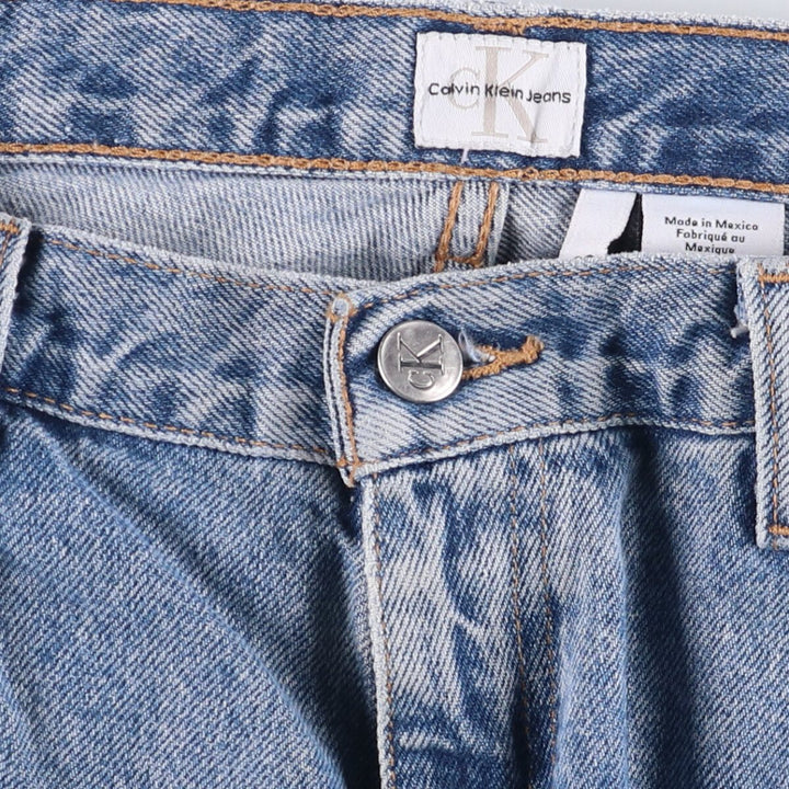 90'S Calvin Klein Jeans Easy Fit Tapered Denim Pants Men's Size W37 Vintage cotton blue type Vintage Second Hand