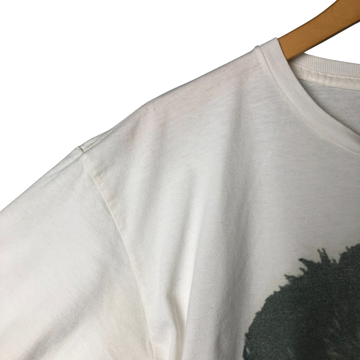 DAVID BOWIE David Bowie Band T-shirt Band T Men's L size cotton white type Vintage Second Hand