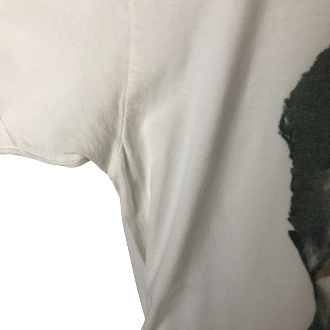 DAVID BOWIE David Bowie Band T-shirt Band T Men's L size cotton white type Vintage Second Hand