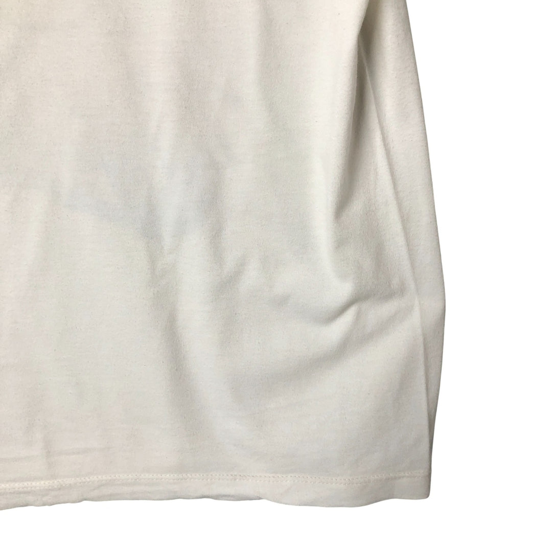 DAVID BOWIE David Bowie Band T-shirt Band T Men's L size cotton white type Vintage Second Hand