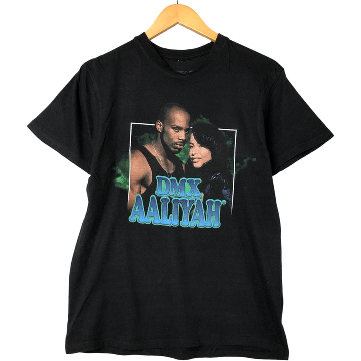 DMX AALIYAH Rap T-shirt, Men's Size Small cotton black type Vintage Second Hand