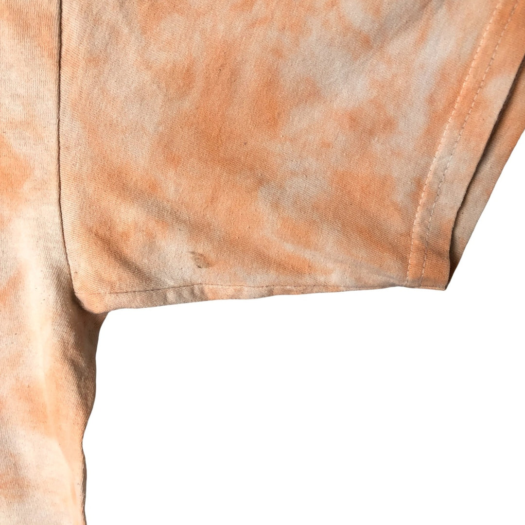 Nas Tie-Dye Pattern Rap T-Shirt, Men's XL cotton orange type Vintage Second Hand