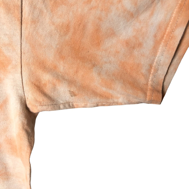 Nas Tie-Dye Pattern Rap T-Shirt, Men's XL cotton orange type Vintage Second Hand