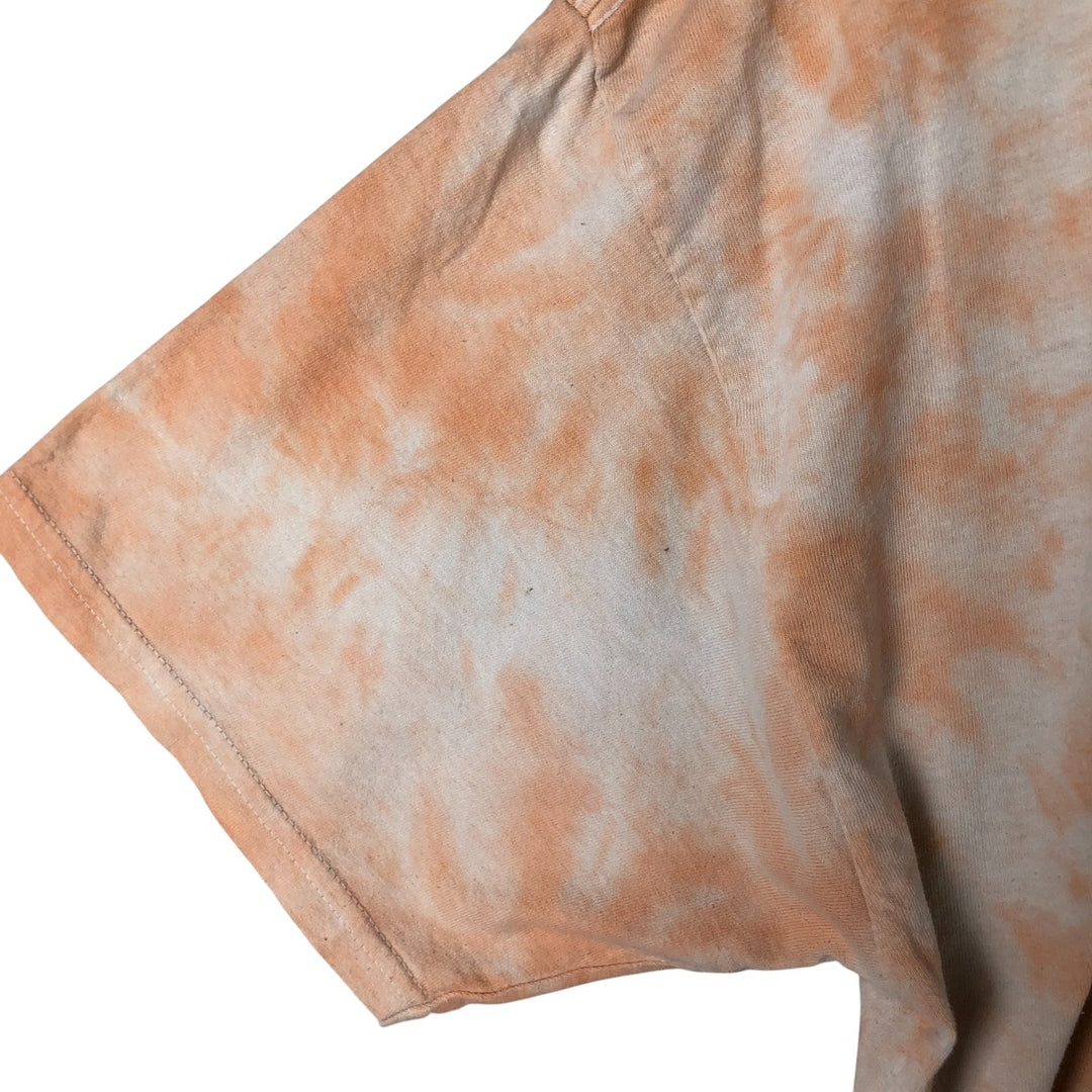 Nas Tie-Dye Pattern Rap T-Shirt, Men's XL cotton orange type Vintage Second Hand