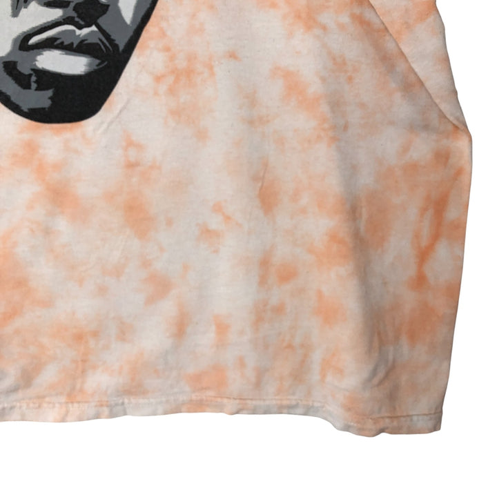 Nas Tie-Dye Pattern Rap T-Shirt, Men's XL cotton orange type Vintage Second Hand