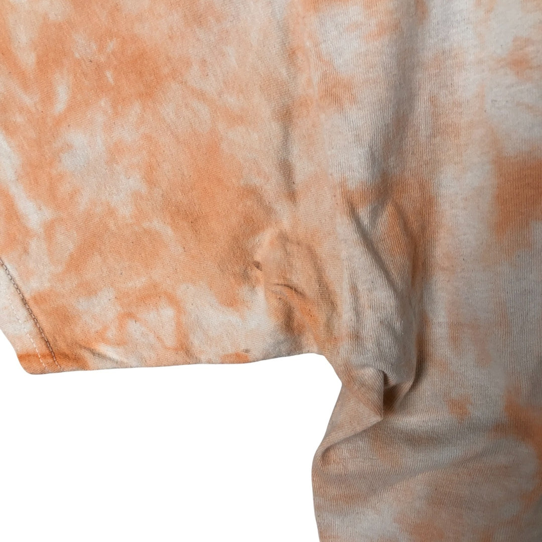 Nas Tie-Dye Pattern Rap T-Shirt, Men's XL cotton orange type Vintage Second Hand