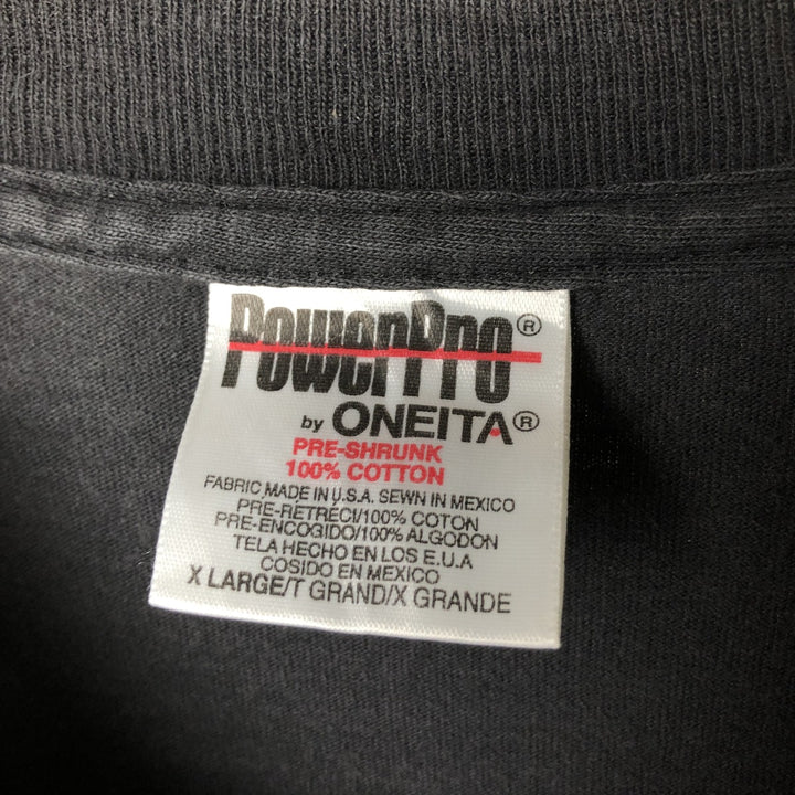 90'S Power Pro Jerry Garcia Band T-Shirt, Made in USA, Men's XL cotton black type Vintage Second Hand