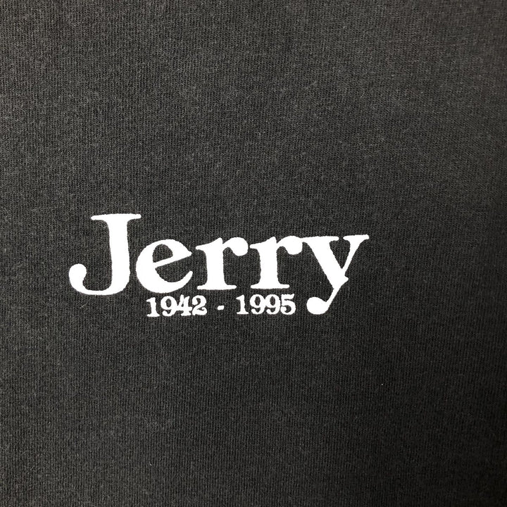 90'S Power Pro Jerry Garcia Band T-Shirt, Made in USA, Men's XL cotton black type Vintage Second Hand