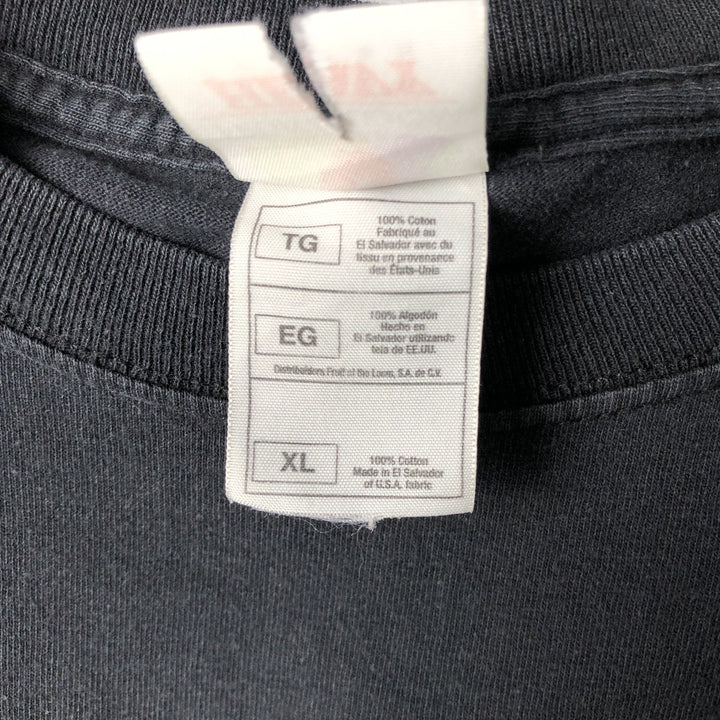 00'S Fruit of the Loom Van Halen Band T-Shirt, Men's Size XL cotton black type Vintage Second Hand