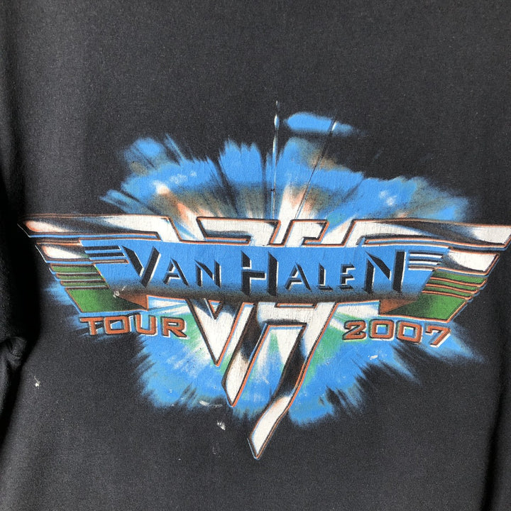 00'S Fruit of the Loom Van Halen Band T-Shirt, Men's Size XL cotton black type Vintage Second Hand