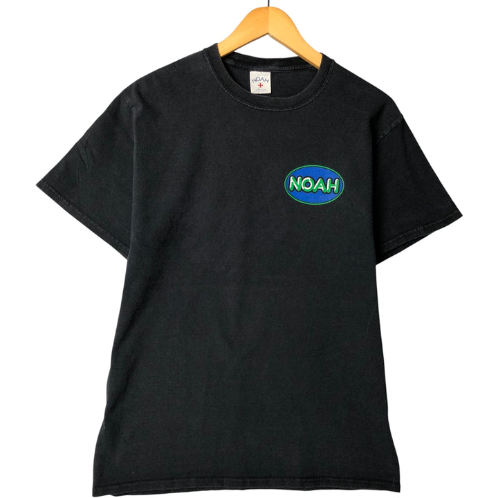 Noah Surf Skate T-shirt, Men's Size M cotton black type Vintage Second Hand