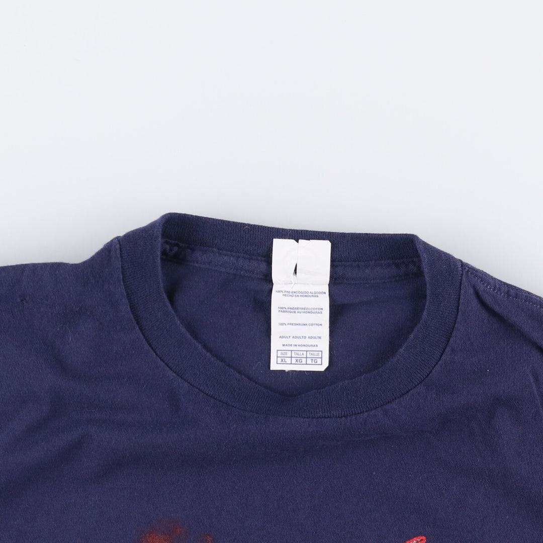 PINK FLOYD Pink Floyd Band T-shirt Band T Men's XL size cotton navy blue type Vintage Second Hand