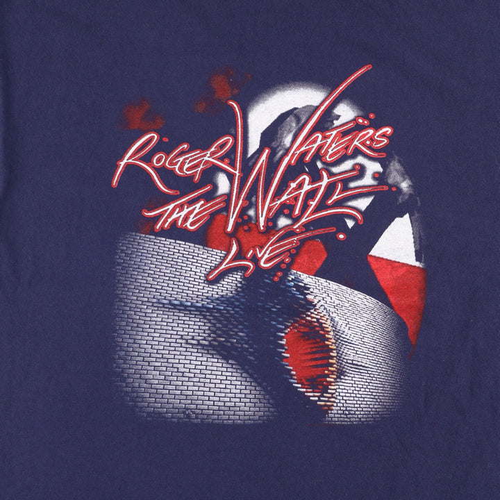 PINK FLOYD Pink Floyd Band T-shirt Band T Men's XL size cotton navy blue type Vintage Second Hand