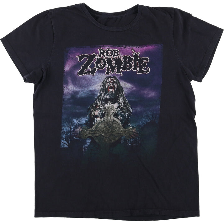 Rob Zombie band T-shirt, men's size M unclear black type Vintage Second Hand