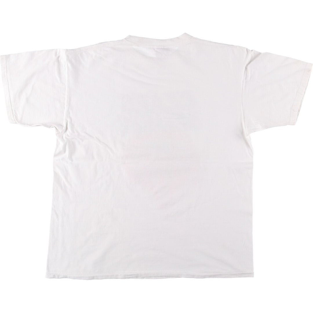 ONEITA BALZAC Band T-Shirt, Made in USA, Men's XL cotton white type Vintage Second Hand