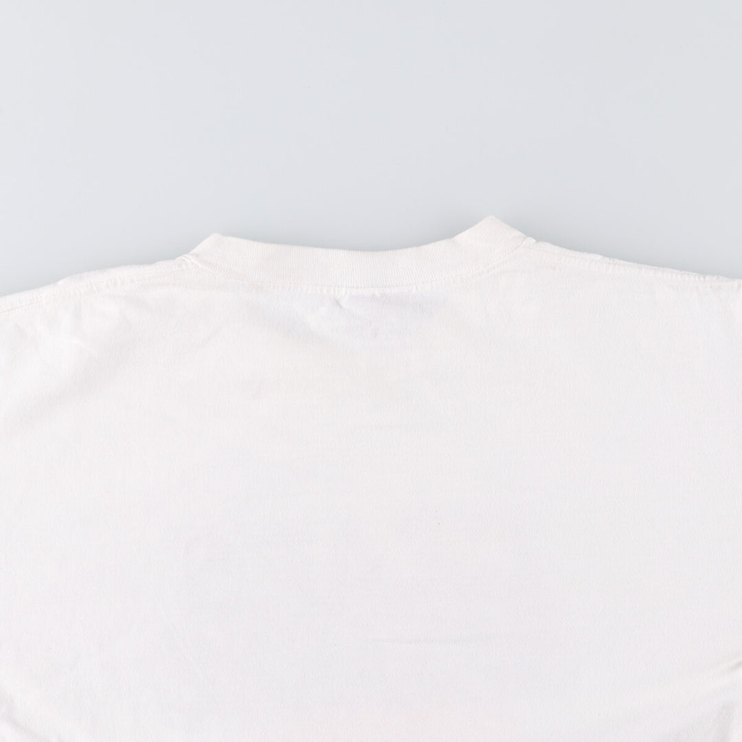 ONEITA BALZAC Band T-Shirt, Made in USA, Men's XL cotton white type Vintage Second Hand