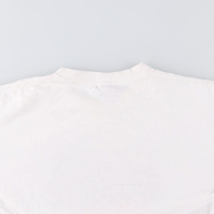 ONEITA BALZAC Band T-Shirt, Made in USA, Men's XL cotton white type Vintage Second Hand