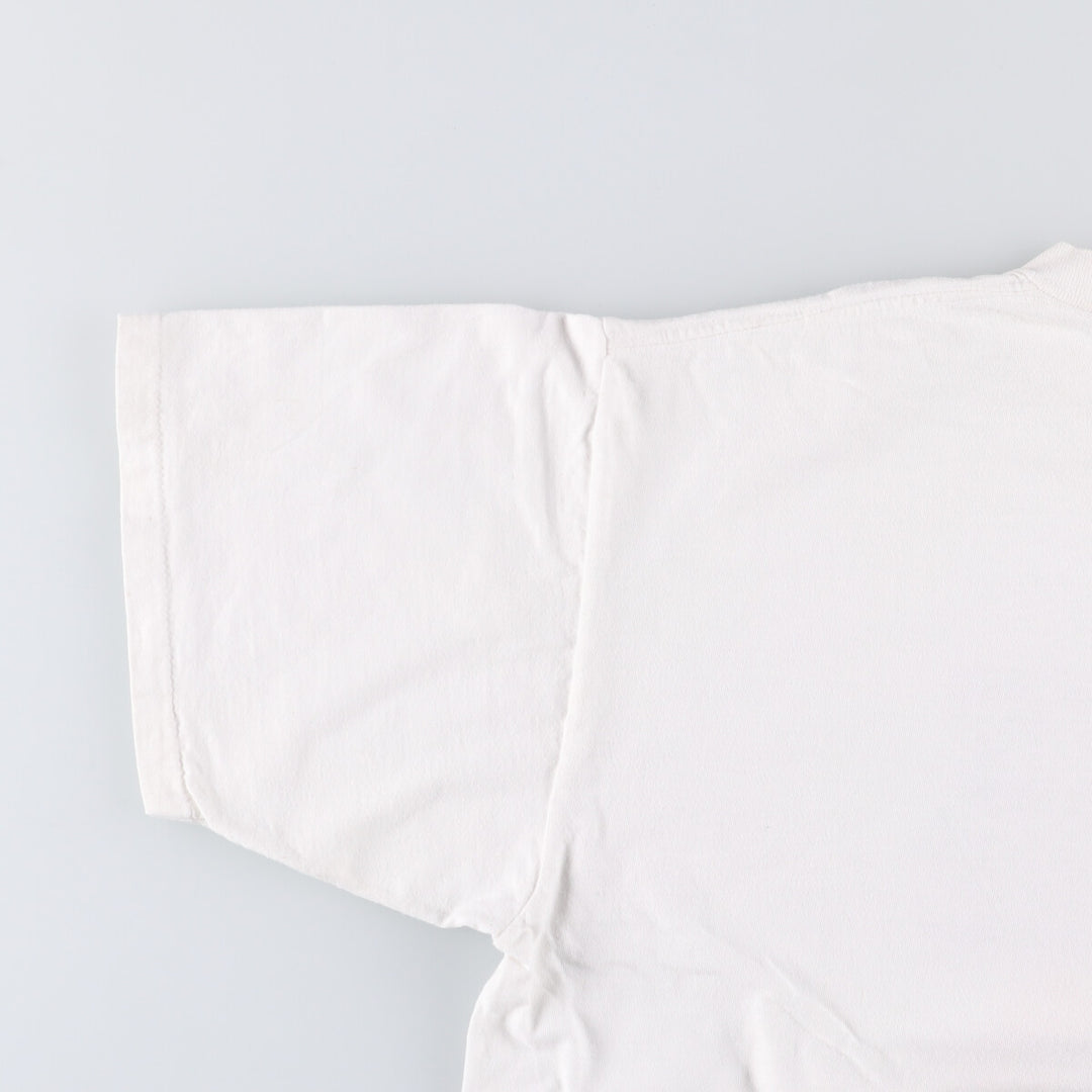 ONEITA BALZAC Band T-Shirt, Made in USA, Men's XL cotton white type Vintage Second Hand